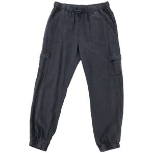 Thread + Supply Chambray Navy Tencel Lyocell Soft Cargo Jogger Pants
